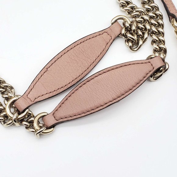 100% Authentic Gucci Soho on Chain Leather Shoulder Bag - Picture 9 of 14